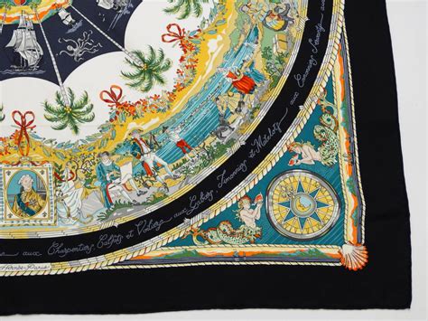 sandra laroche hermes ad stra per astra|2009 Hermes Paris Per Astra Ad Astra Silk Scarf by Sandra .